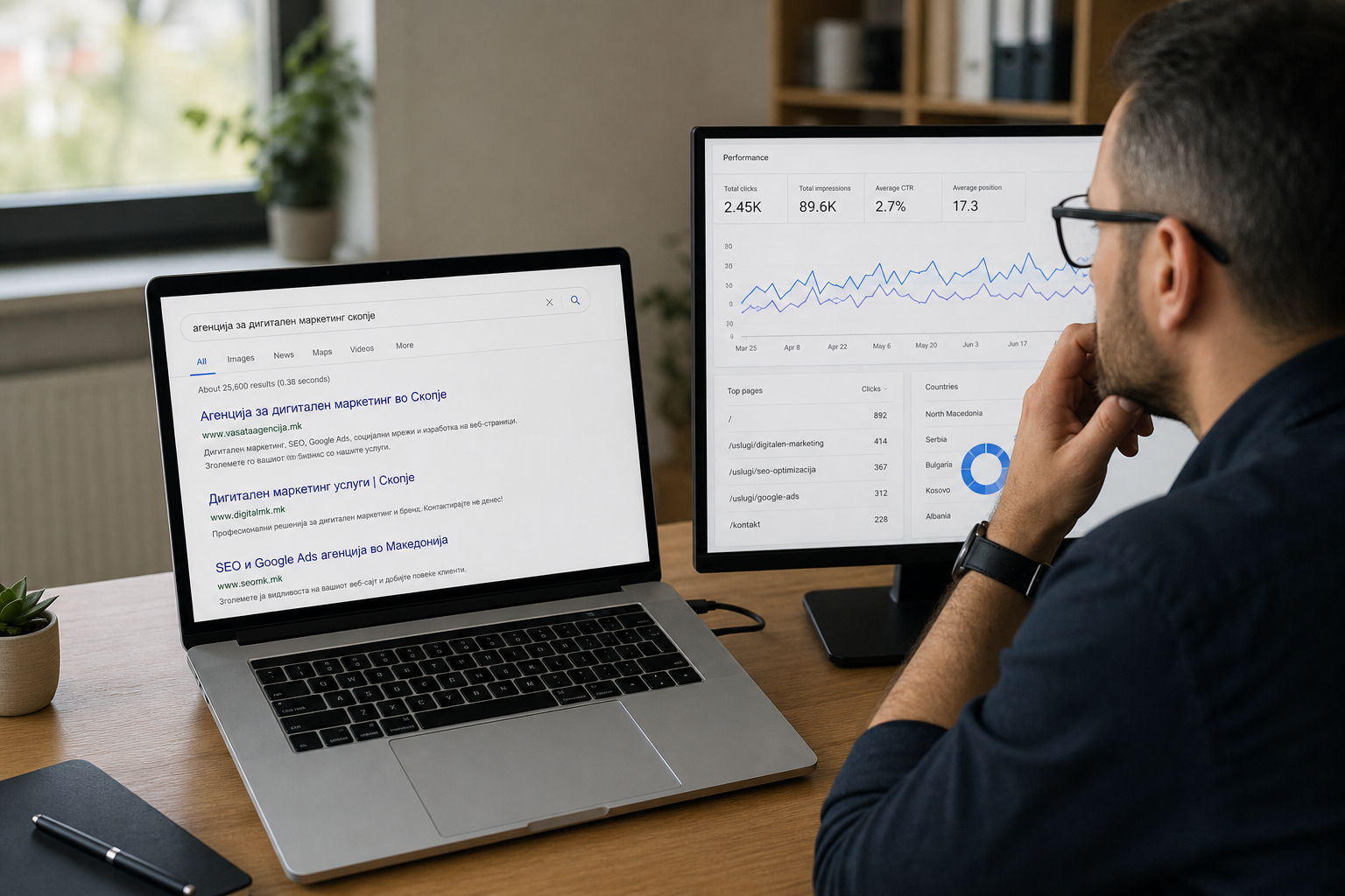 SEO оптимизација — услуга за фирми во Македонија